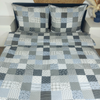 Pościel z kory Patchwork szary 200x220