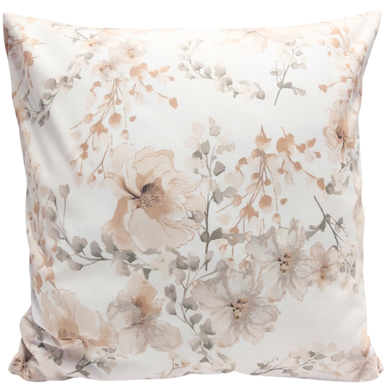 Poszewka bawełniana Porcelanowy ogród 50x50