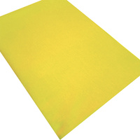 Prześcieradło bawełniane bez gumki Żółte 160x220