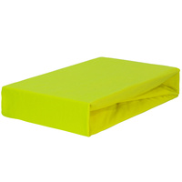 Prześcieradło jersey z gumką cytrynowe 90x200