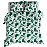 Pościel bawełniana Hexagon emerald 180x200