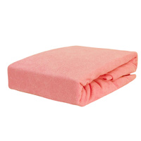 Prześcieradło frotte z gumką morelowe 60x120