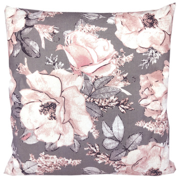 Poszewka bawełniana Vintage ciemna 40x60